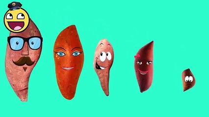 Preschool Songs | Sweet Potato 2D Finger Family | Rhymes Lyrics