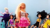 Barbie Spiderman and Mike The Merman Anger Management Day 10 Jasmine and Belle Fight DisneyCarToys