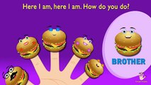 Burger Finger Family | The Finger Family Burger Family Nursery Rhyme for Children