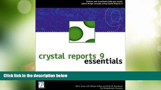 Price Crystal Reports 9 Essentials (Professional Projects) The BridgeBuilder Company For Kindle
