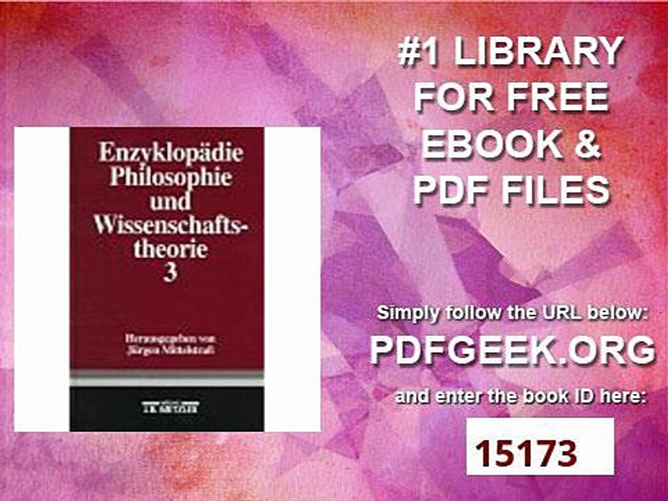 Enzyklopädie Philosophie und Wissenschaftstheorie, in 4 Bdn., Bd.3, P-So
