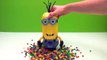 Learn Colors With Giant Minions M&M s for Kids Toddlers and Children Funny Big Minions