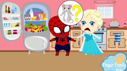 Spiderman and Frozen Elsa Deep Extractions #New Cartoon For kids