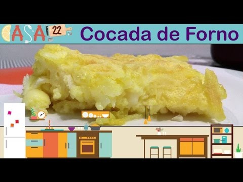 Cocada de Forno (sem glúten)  -  #0073