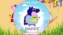 Peppa Pig Batman Finger Family Nursery Rhymes Simple Songs | Familia Peppa