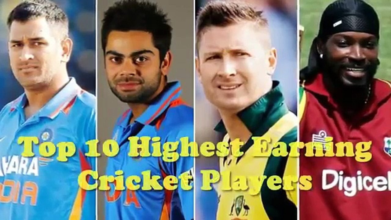 Top 10 Highest Earning Cricketers   Highest Paid Cricket Players