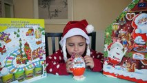 Play Doh and Kinder Surprise Christmas Advent Calendar Day 1 plus MLP Maxi Kinder Eggs