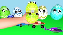 Learn Colors Wheels On The Bus 3D Monster Truck School Bus Surprise Eggs Nursery Rhymes for Kids