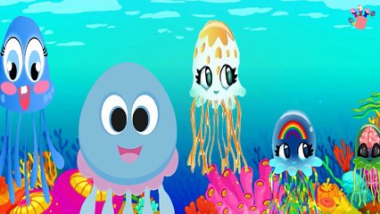 [ JELLY FISH ]Finger Family songs kids rhymes