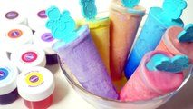 무지개 우유 아이스크림 만들기 How to make rainbow milk icecream 액체괴물 액괴 젤리 완구 slime jelly pudding