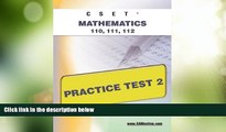 Price CSET Mathematics 110, 111, 112 Practice Test 2 Sharon Wynne For Kindle