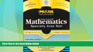 Best Price Guide to the Mathmatics Specialty Area Test (Guide to the Mathematics Specialty Area