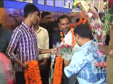 চ্যাম্পিয়ন হয়ে দেশে ফিরলো বাংলাদেশ হকি দল