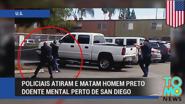 Policiais atiram e matam homem preto doente mental perto de San Diego.