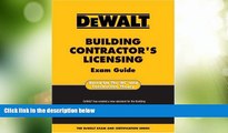 Best Price DEWALT Building Contractor s Licensing Exam Guide American Contractor s Exam Services