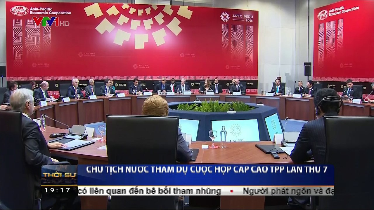Chủ tịch nước Trần Đại Quang tham dự cuộc họp cấp cao TPP lần thứ 7