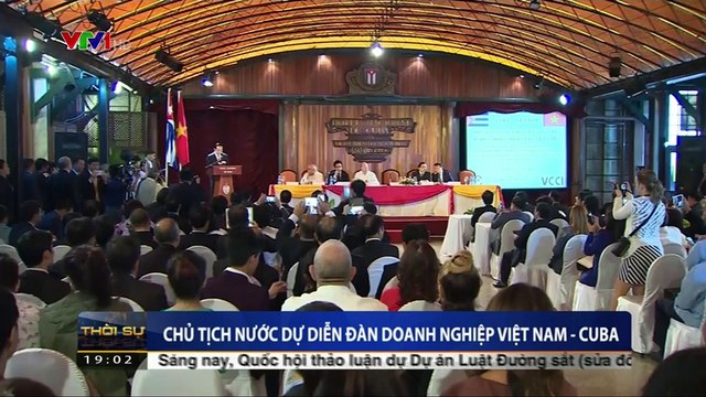 Chủ tịch nước Trần Đại Quang dự diễn đàn doanh nghiệp Việt Nam - Cuba