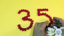 Learn To Count 1 to 100 with Candy Numbers! Learn with Eggs Candy!