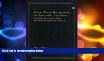 READ book  Storm Water Management for Industrial Activities Developing Pollution Prevention Plans