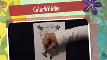 Learning Colors with Minions Movie Coloring Book using Crayola Crayons