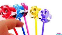 Paw Patrol Color Swap Skye Pup Finger Family Song Lollipops Nursery Rhymes Learn Colors in 4k