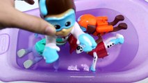 PAW PATROL Bath Paint - Bath Tub Time with The Secret Life of Pets, Orbeez, Learning Colors Mystery