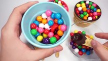Clay Slime Surprise Toys Learn Colors   Playfoam Ice Cream Toy DIY Compliation Video