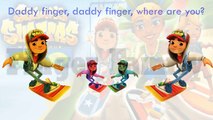 HD Subway Surfers Finger Family Song Daddy Finger Nursery Rhymes Rio Full animated cartoon english 2