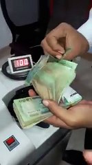 Cheating by the bank staff  Be careful always count your money