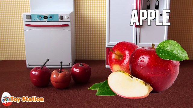 Learn Fruits, Vegetables & More Food Names, Shapes and Colors | Learn Fruits in English