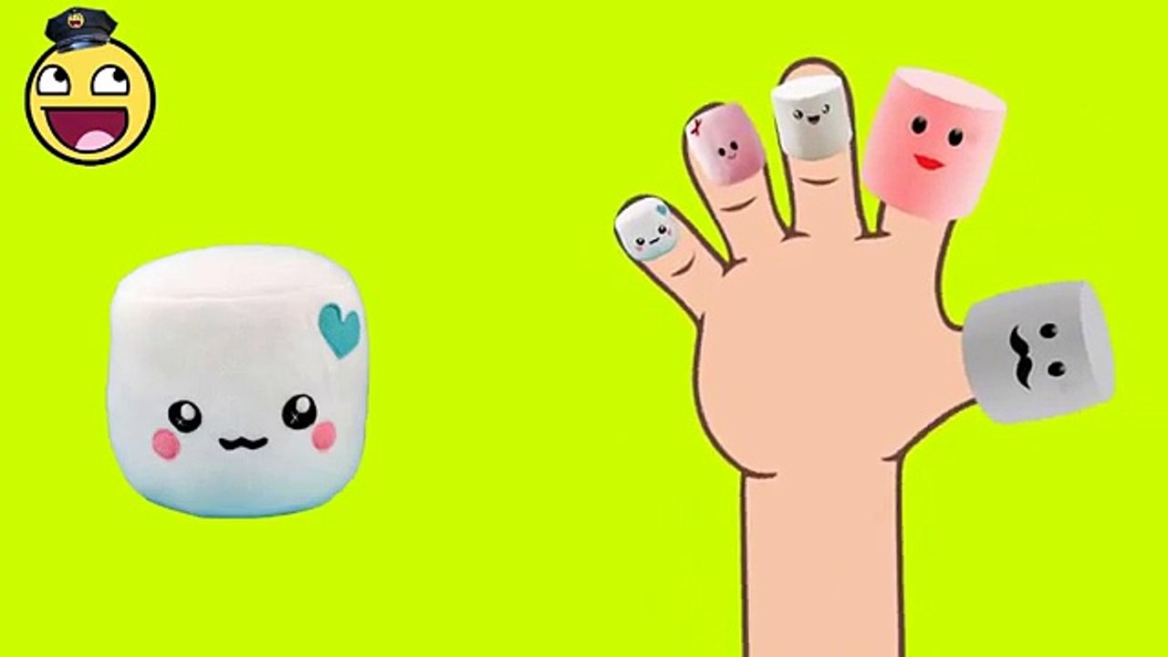 Daddy Finger Song | Finger Family Marshmallow | Nursery Rhymes