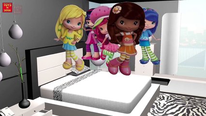 5 Little BERRY BITTY ADVENTURES Jumping On The Bed & MORE | Nursery Rhymes In 3D Animation