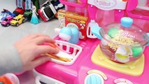 Play Doh Cooking Kitchen Ramen Noodle Toy Surprise Eggs Tayo Bus Learn Colors Toys