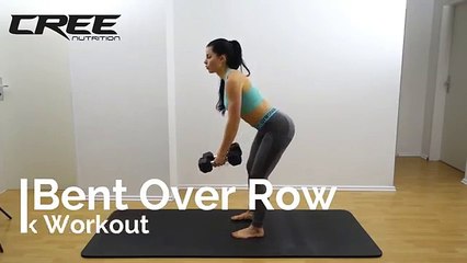 Home workout best Back Exercises to Tone & Strengthen with Viktoria - CREE Nutrition