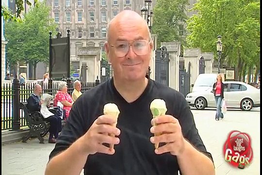 Eyes Impaled with Ice Cream Prank! - Just For Laughs Gags