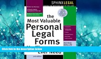 FAVORIT BOOK The Most Valuable Personal Legal Forms You ll Ever Need (Complete Book of Personal