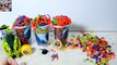 Play Doh Surprise Toys in the Spiderman plastic cups | PlayDoh Surprise Plastic Cup