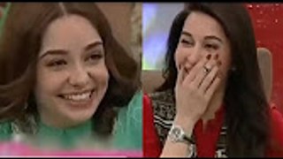 Juggan Kazimi Talking About Her Breast Size in Morning Show