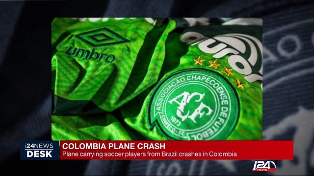 Plane carrying soccer players from Brazil crashes in Colombia