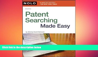 READ book  Patent Searching Made Easy: How to Do Patent Searches on the Internet   in the Library