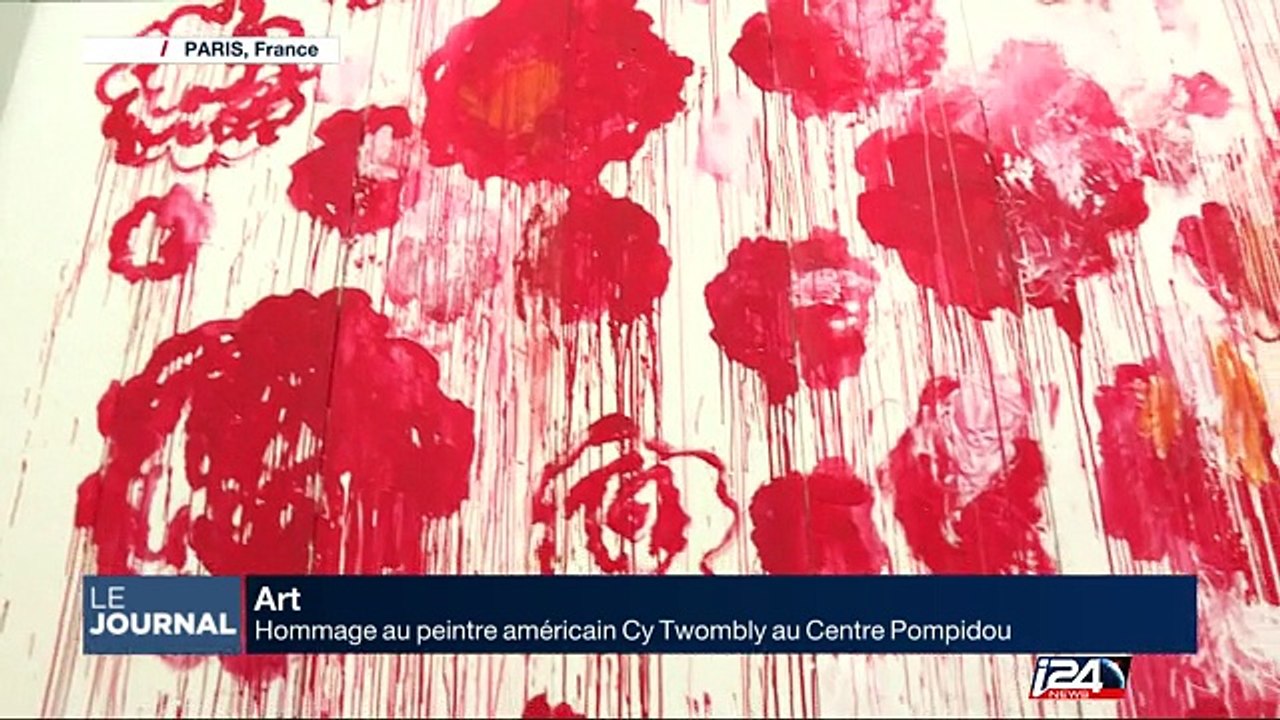 Hommage au peintre américain Cy Twombly au Centre Pompidou