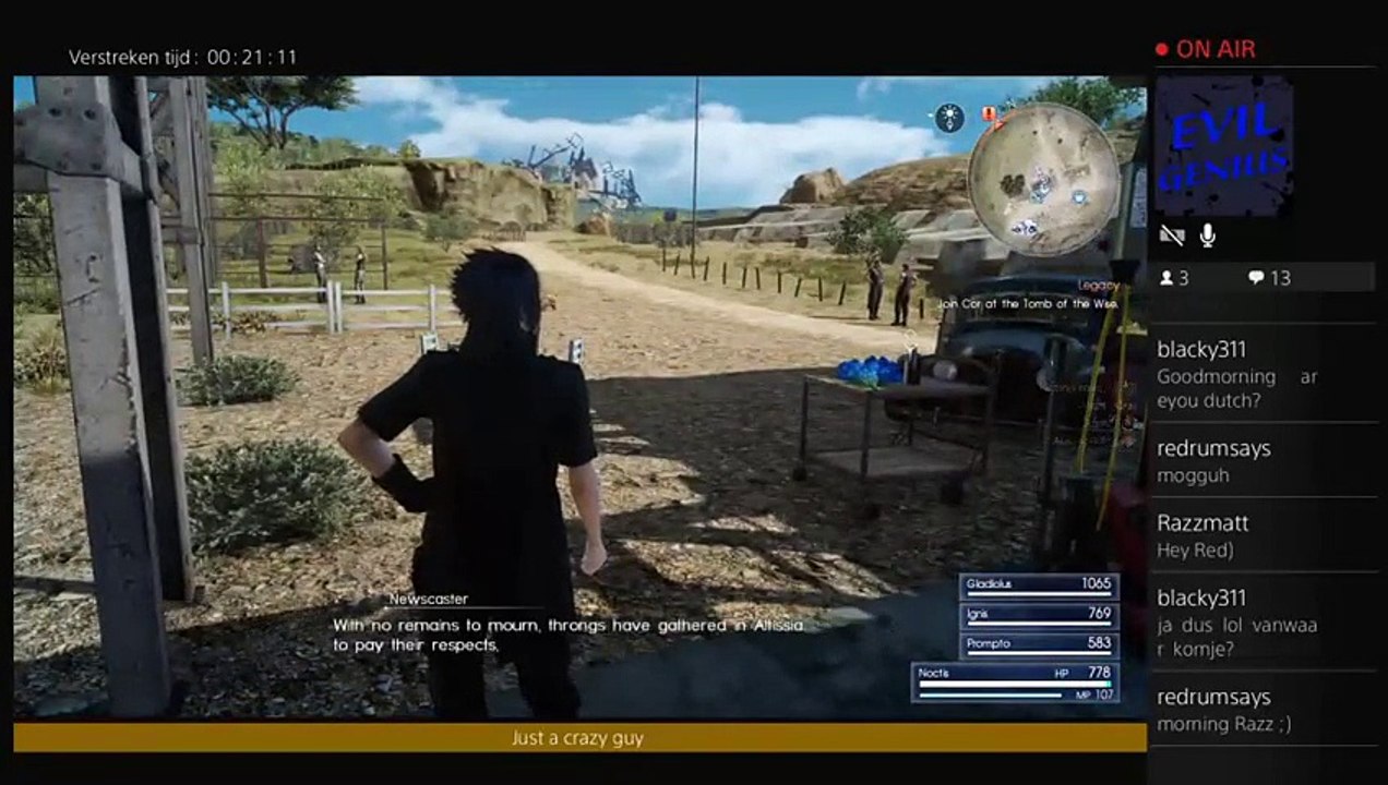 Live PS4-uitzending van time-will-tell-