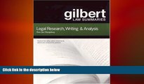 Free [PDF] Downlaod  Gilbert Law Summaries: Legal Research, Writing   Analysis  FREE BOOOK ONLINE