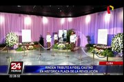Cuba: rinden tributo a Fidel Castro en histórica Plaza de la Revolución