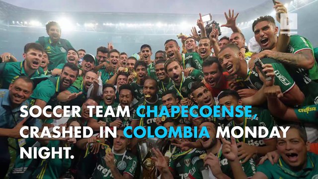 Plane carrying Brazilian soccer team crashes, killing 25