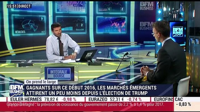 On prend le large: Les marchés émergents attirent un peu moins deuis l'élection de Donald Trump - 23/11