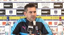 Conférence - Jocelyn Gourvennec avant Bastia-Bordeaux