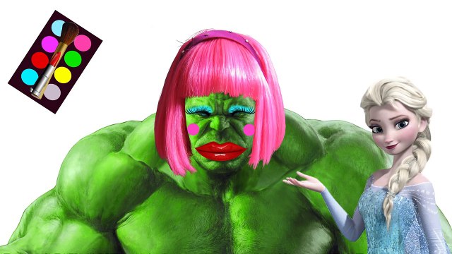 Spiderman distorting mirror Hulk Frozen Elsa Finger Family Nursery Rhymes Lyrics