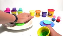 (TOYS) Comment faire un Rainbow Cake en pâte à modeler ♡ Peppa Pig Gâteau en Arc-en-ciel Play Doh