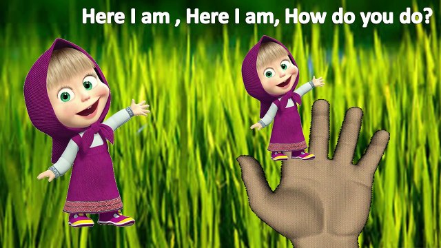 Masha and the Bear Finger Family song Masha i Medved маша и медведь